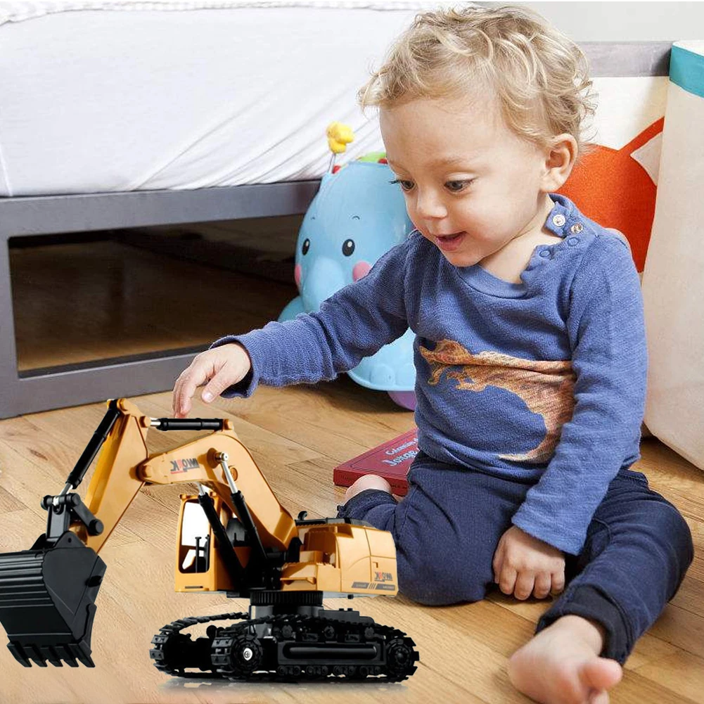 Радиоуправляемый автомобиль инженерный Shovelloader экскаватор 5 каналов зарядки RC экскаватор электронная Игрушечная модель