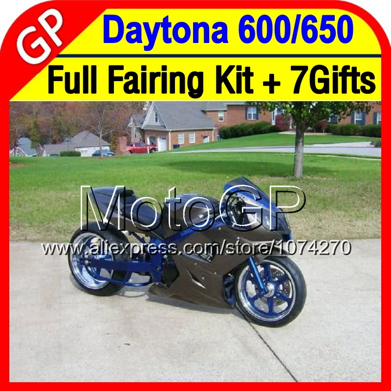 7 подарок Для 02 03 04 05 Триумф ВСЕ плоский черный Daytona 650 02-05 25P65 Triumph650 2002 2003 матовый 2004