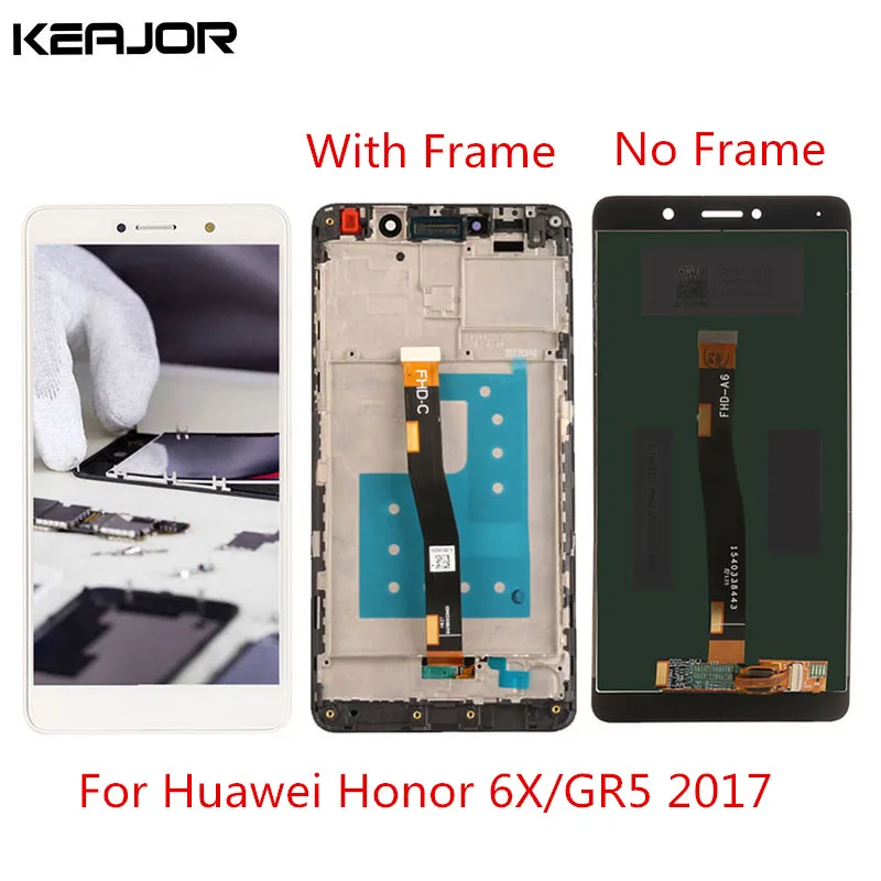 Для Huawei Honor 6X ЖК-дисплей Экран испытания Дисплей Сенсорный экран Замена для gr5