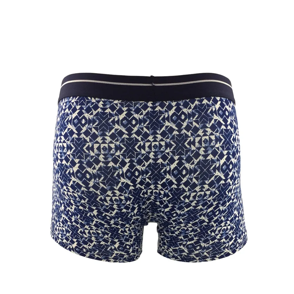 Изысканный очаровательный с рисунком хлопковые шорты мужское нижнее белье из