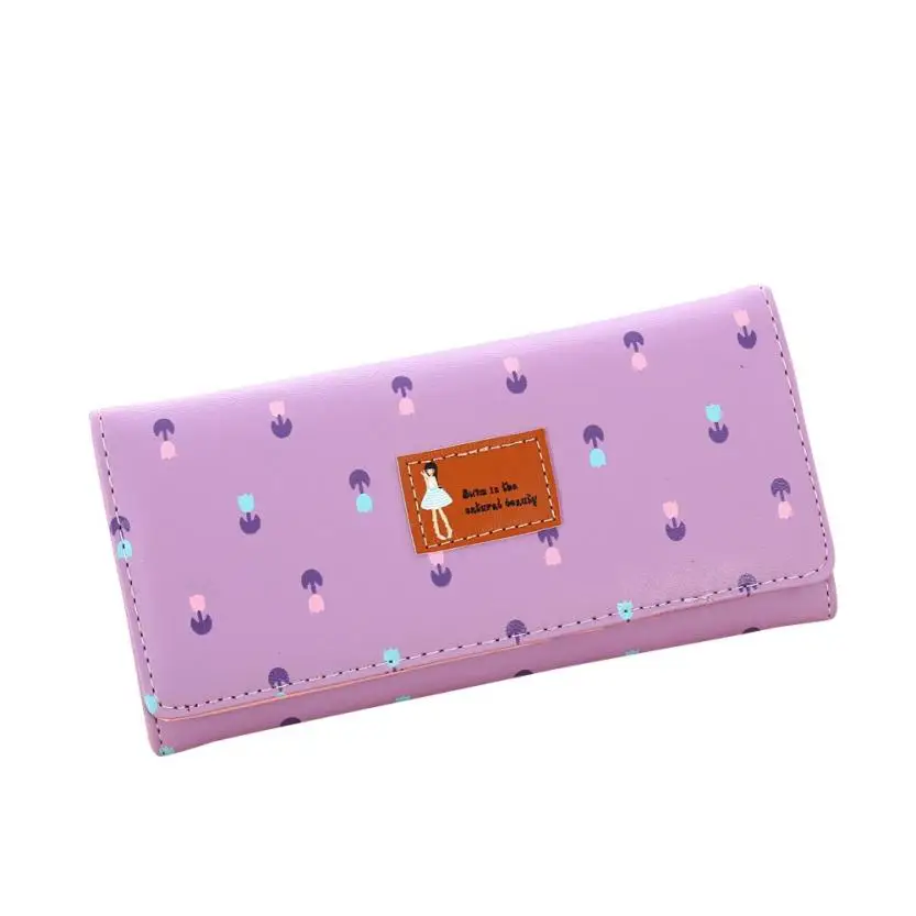 Женские кошельки 2020 Carteras Mujer цветочный конверт с узором Кошелек для монет женский