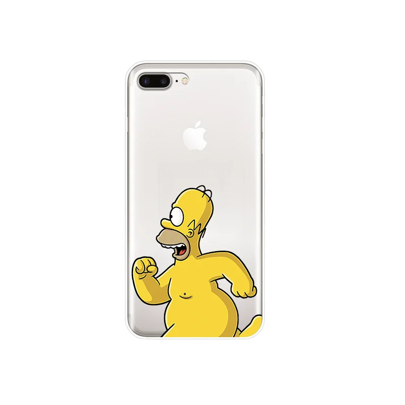 Чехол для телефона Homer J. Simpson силиконовый чехол из ТПУ iPhone11 5 5S SE 6 6s 7 8 PLUS XR XS MAX