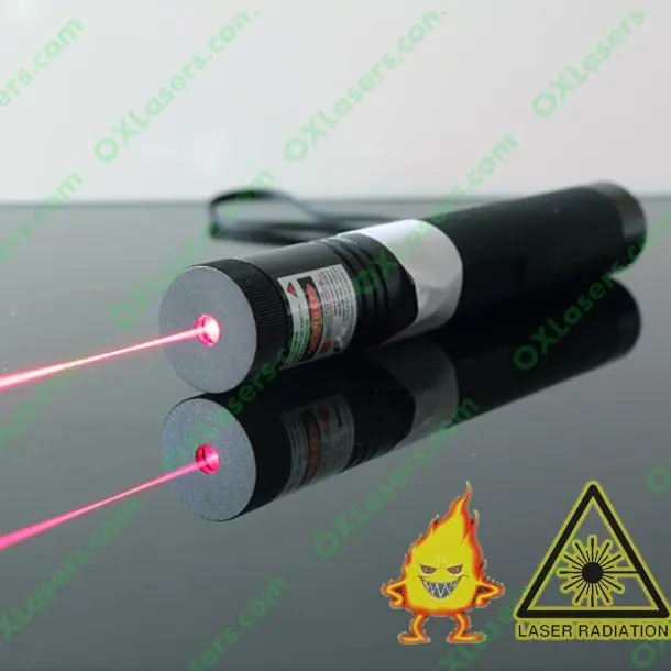 Oxlasers ox r301 200 МВт 650nm фокусируемых красная лазерная указка фонарик с замком ключ