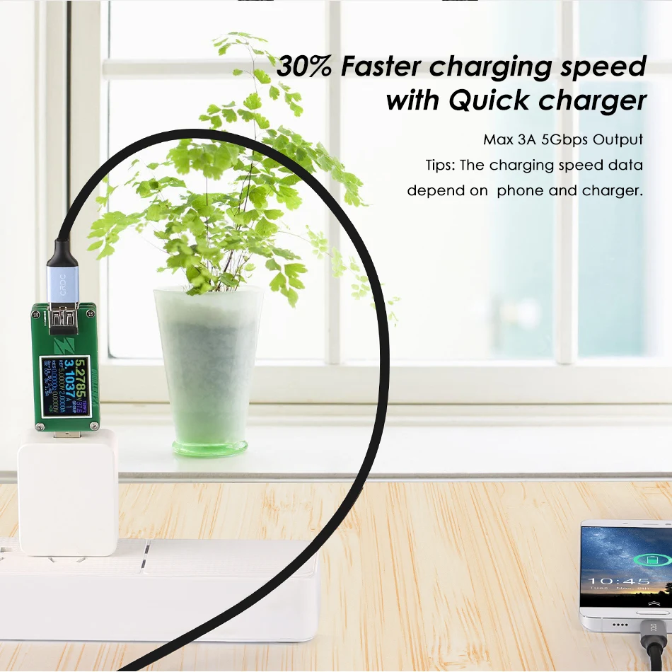 CRDC usb type-C кабель для Xiaomi Mi5 type-C Быстрая зарядка данных нейлон USB C/USB-C кабель для samsung Galaxy S8 Nexus 5X6 P и многое другое