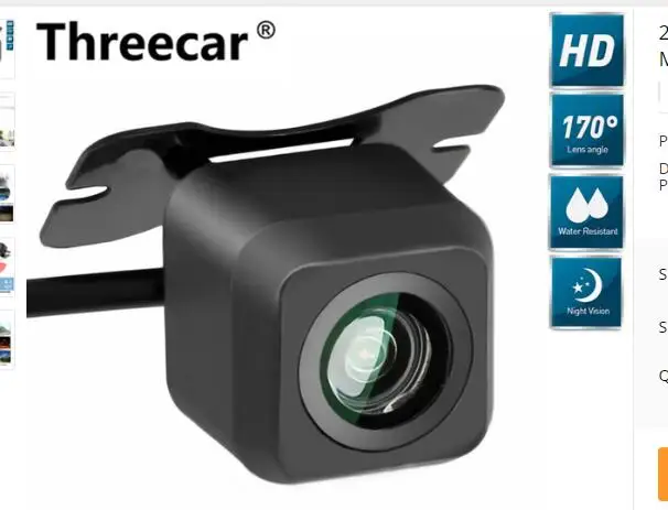 HD CCD камера ночного видения, камера заднего вида с углом 170 градусов, камера заднего вида для автомобиля IP67 DC 12 V, камера для автомобиля VW Ford Toyota vw POLO& More - Название цвета: 023