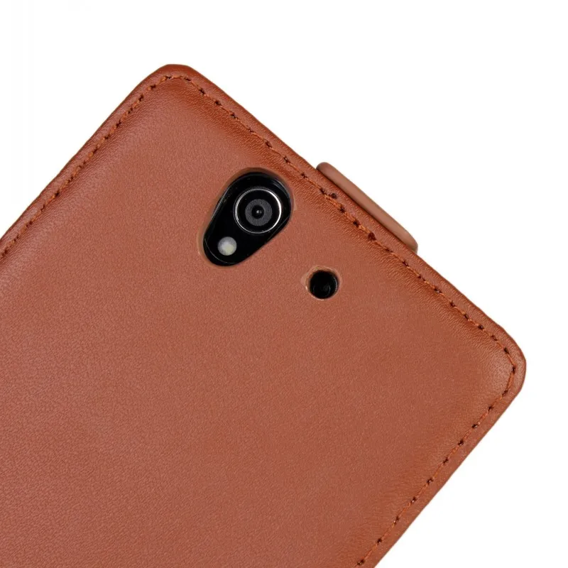 Раскладушка чехол для телефона кожаный чехол для sony Xperia Z C6602 C6603 Магнитная Адсорбция кобура с пряжкой Флип coevr чехол