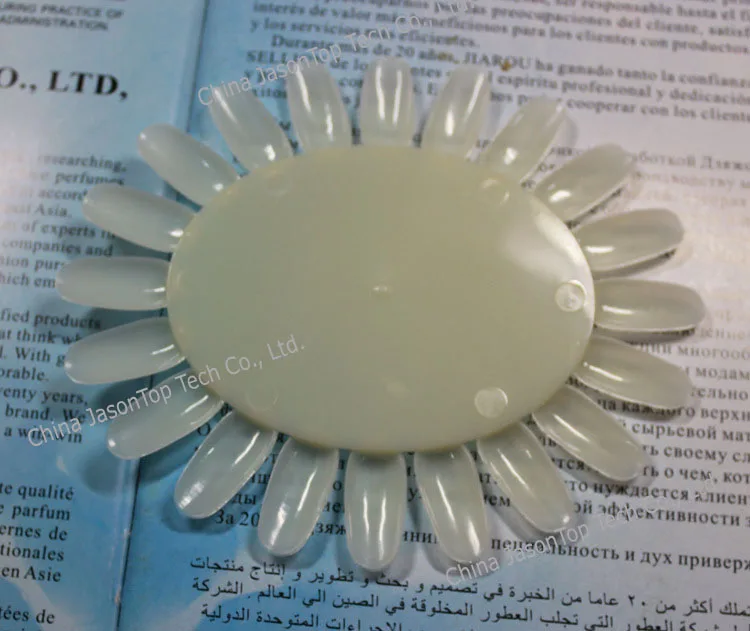 20 типов овального лака для ногтей витрина колесо накладные Типсы тренировочный