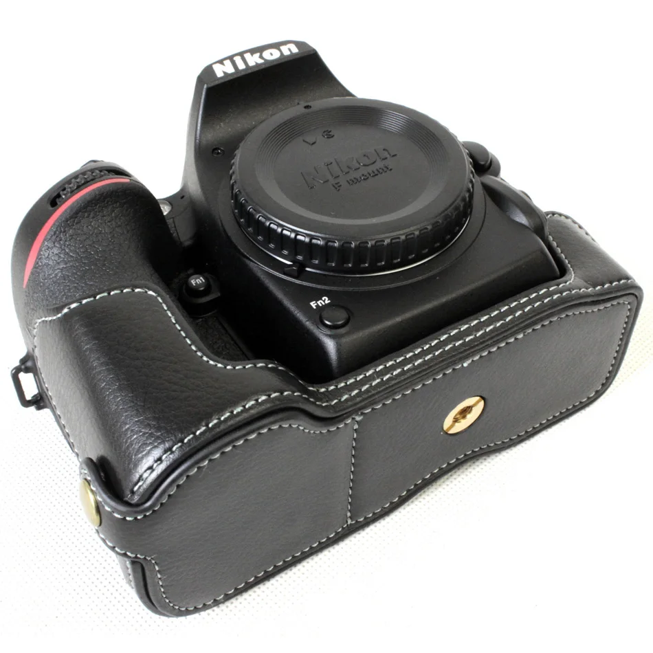 Высококачественный чехол из натуральной кожи с полукорпусом для камеры Nikon d7500