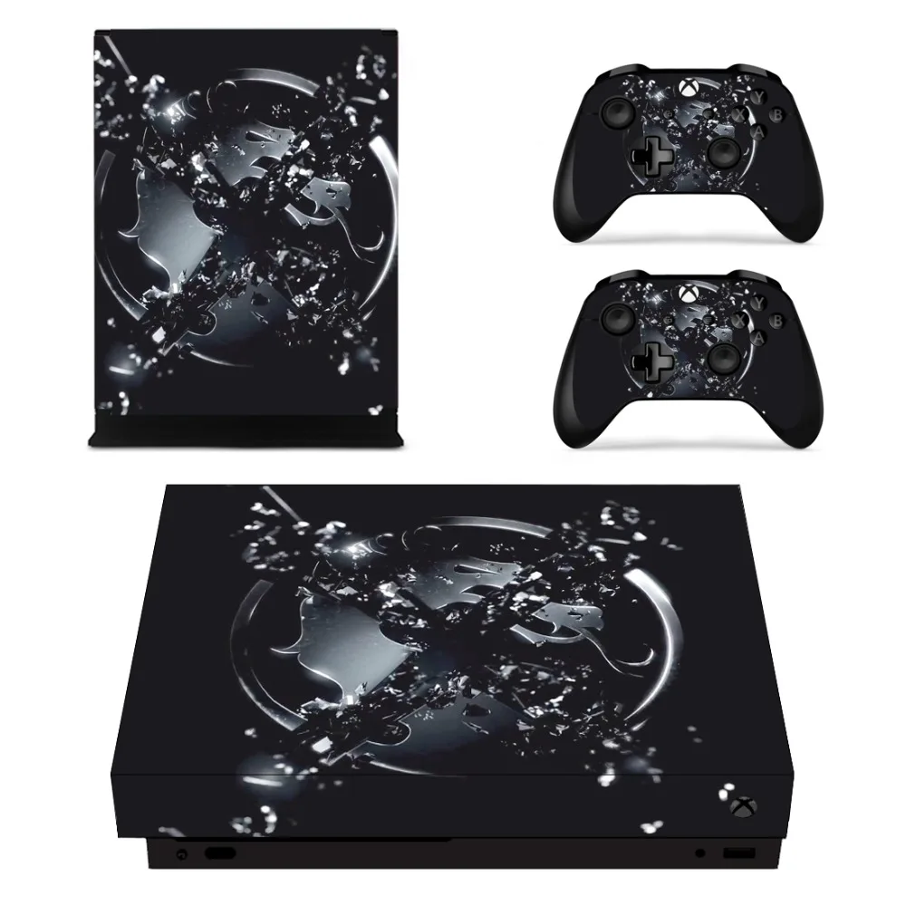 Игра Mortal Kombat лицевые панели кожи консоли и наклейка на контроллер для Xbox One X консоли+ контроллер кожи стикер