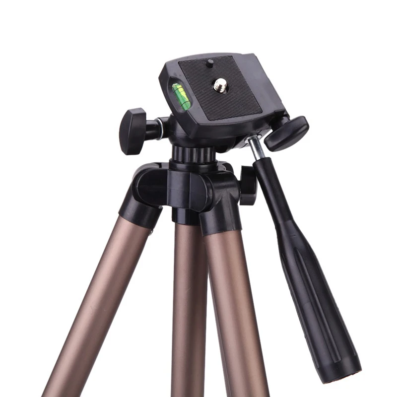 Protable Camera Tripod Stand with Rocker Arm for Canon Nikon Sony DSLR Camcorder tripod stand Load 2.5kg |