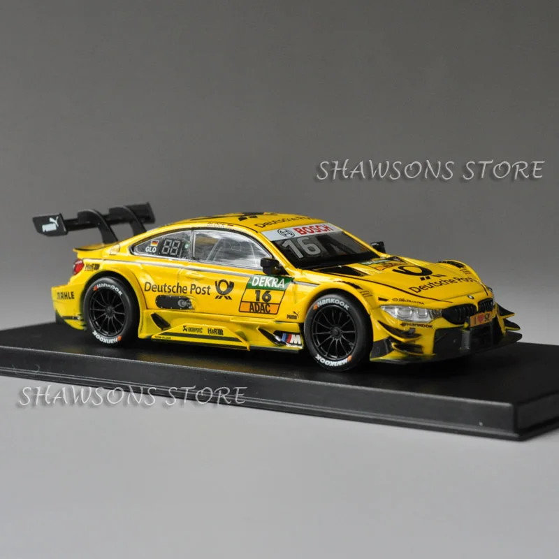 Литая модель автомобиля игрушки 1:43 M4 DTM картина гоночной команды реплики