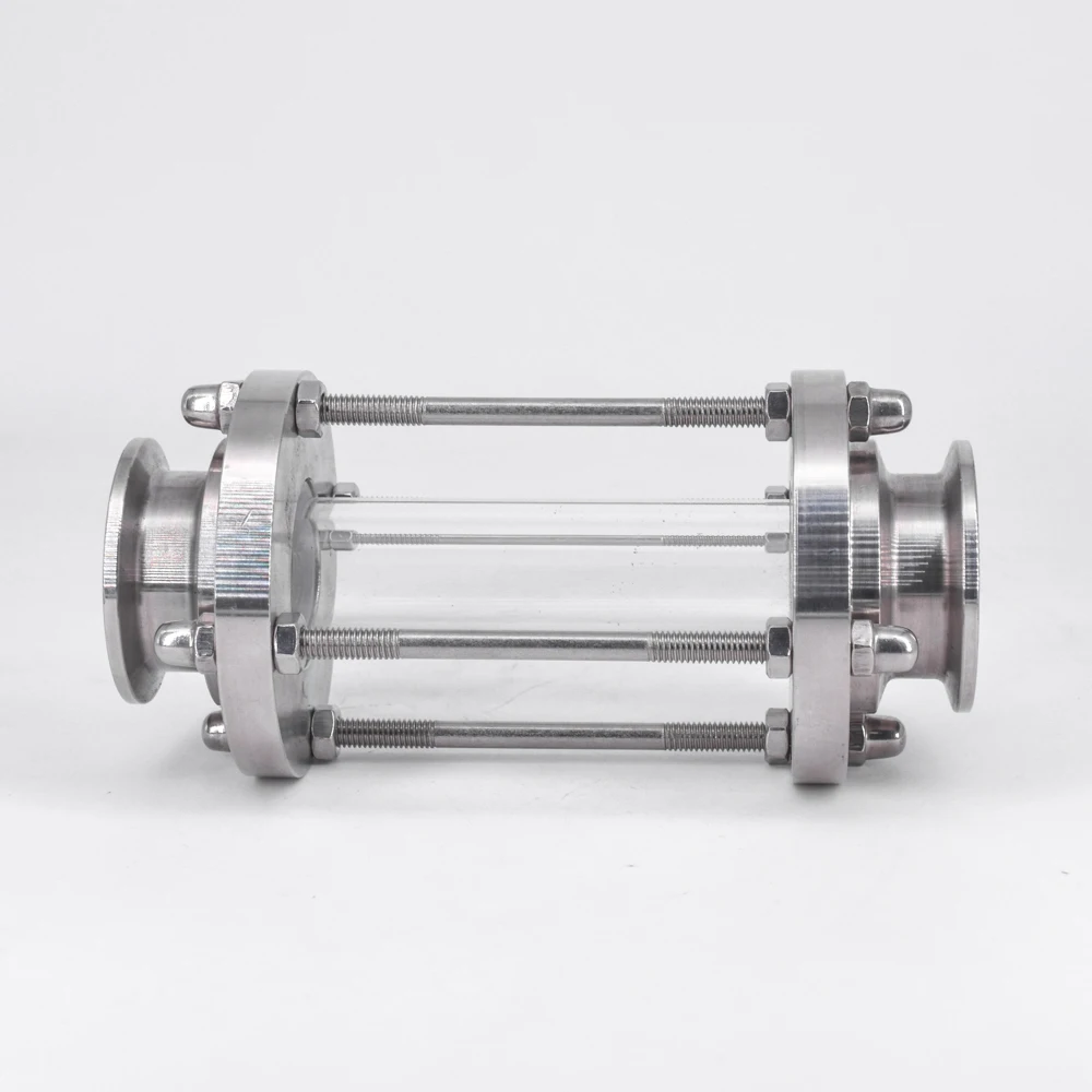 Зажим Tri Clamp SUS316L санитарный стеклянный диоптрий для домашнего пивоварения 19/25/32/38