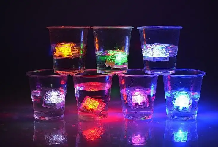 Светодиодный Ночной светильник в виде кубиков льда 7 цветов|Сверкающие товары