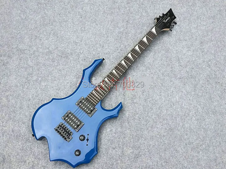 Лидер продаж электрогитара с пламенем популярная модель гитары бесплатная