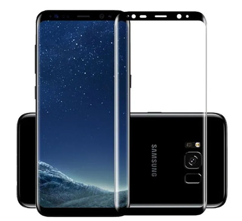 30 шт./лот 3D изогнутое полное покрытие закаленное стекло для Samsung Galaxy S8 Plus Защита