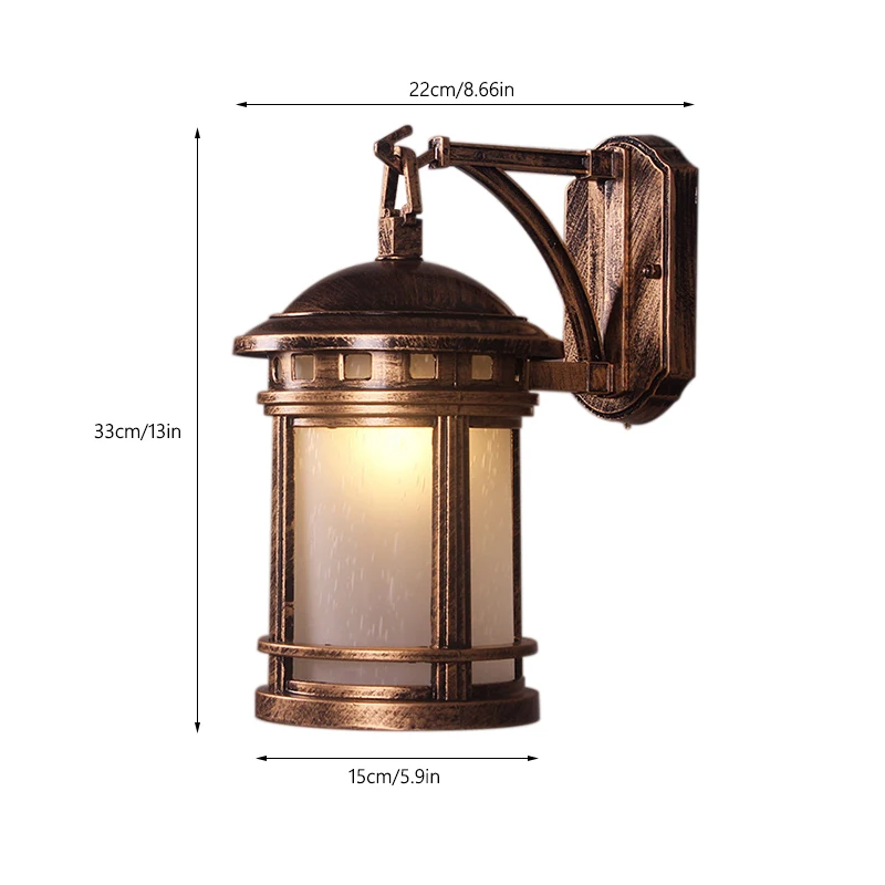 

Retro Wall Lamp LED Wall light Vintage Iron European American Beside Light Bar Coffee Shop Bathroom Aisle Corridor Home E27