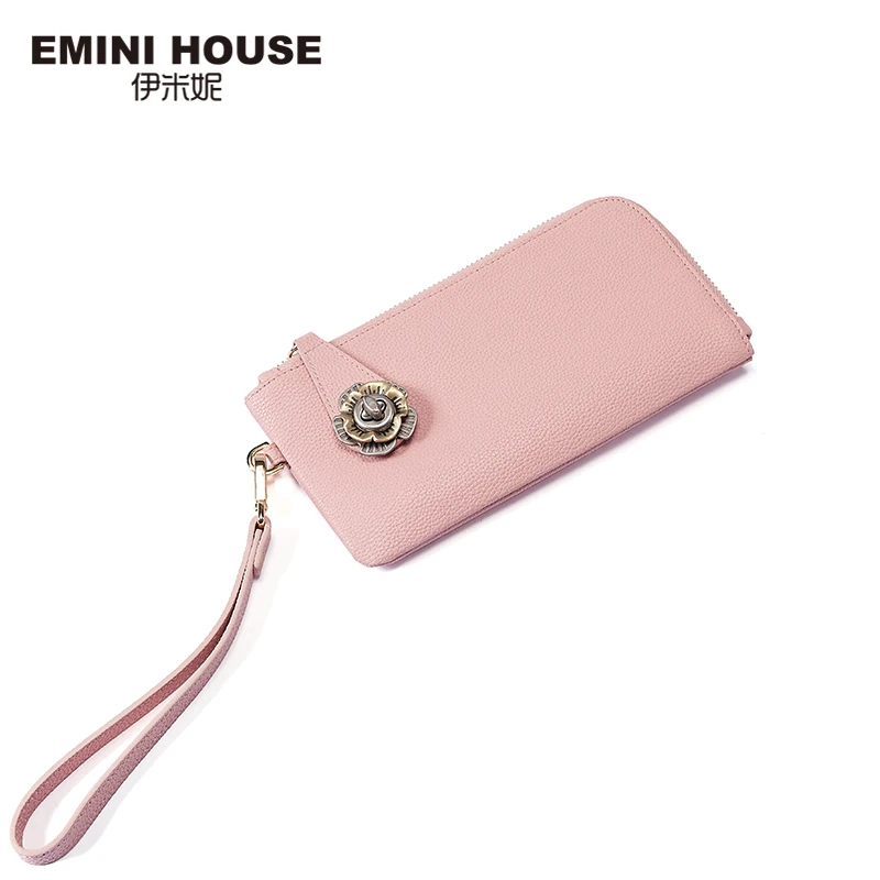 EMINI HOUSE Camellia, клатч, спилок, кожа, сумки через плечо для женщин, сумка на плечо, конверт, повседневные клатчи, сумки-мессенджеры