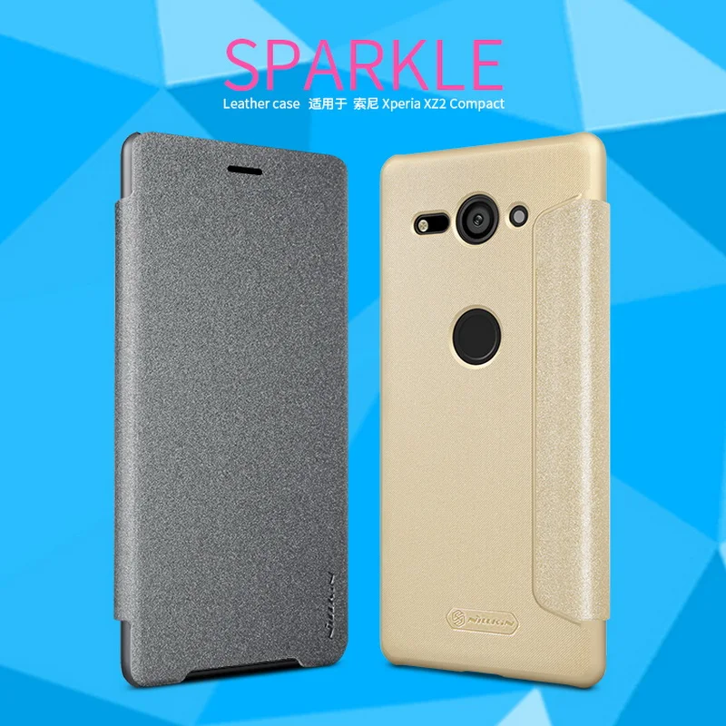 Кожаный чехол NILLKIN для Sony Xperia XZ2 деловая задняя крышка откидной Чехол из