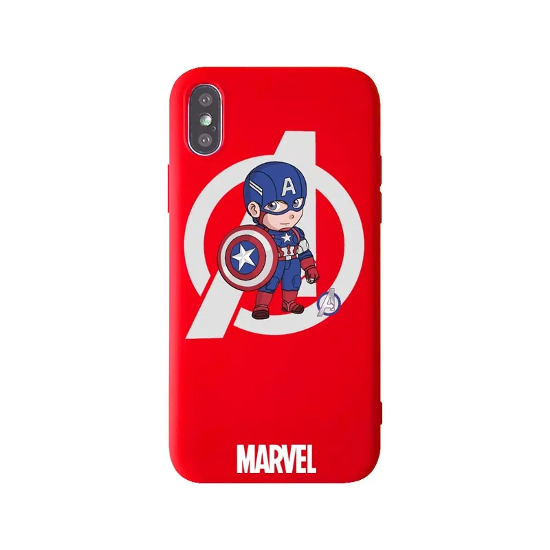 Железный человек Оригинальный чехол для телефона Marvel Iphone X Xs Max XR 10 8 7 6 6s Plus 5 5s SE