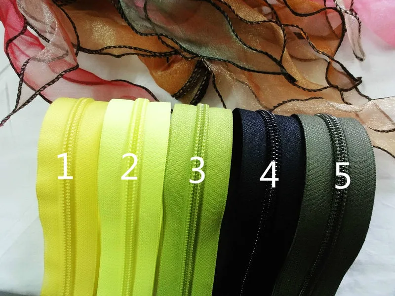 Новинка 3 # высокое качество цветная Водонепроницаемая нейлоновая молния 5 м + шт.