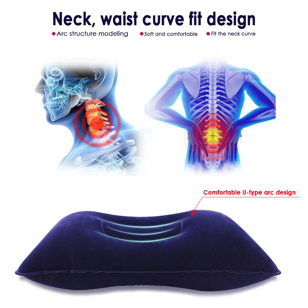 Портативная воздушная надувная подушка для кемпинга и путешествий ультралегкий