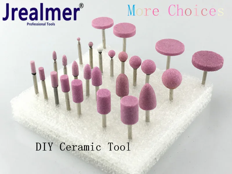 Jrealmer DIY 5 шт. абразивные монтируемые камень мульти инструмент Шлифовальные заусенцы колеса 3 мм хвостовик для Dremel роторные инструменты