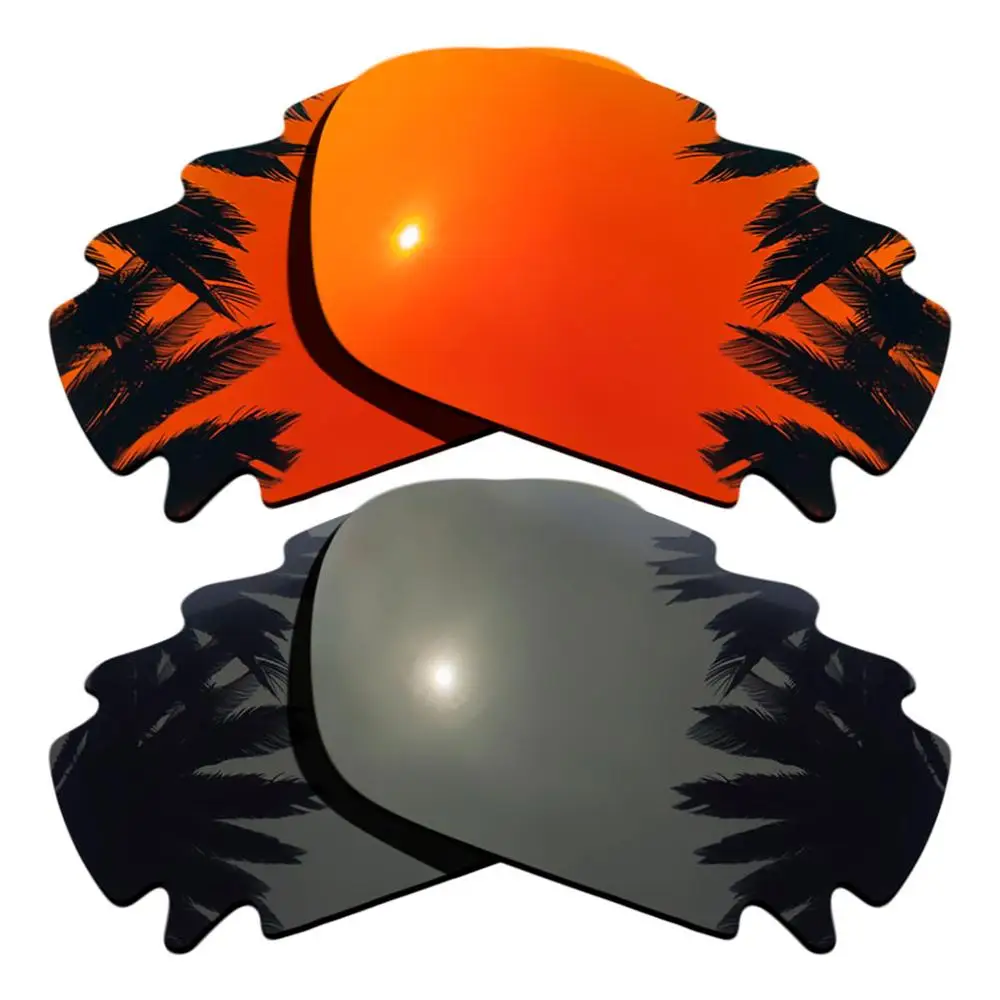 Orange Red-Black Поляризованные зеркальные покрытие Сменные линзы для-Oakley Jawbone вентилируемый рамка мульти-Цвета - Цвет линз: Orange Red-Black