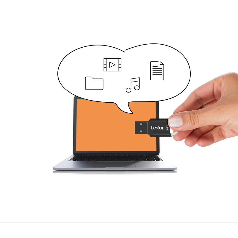 Оригинальный usb флеш-накопитель Lexar 32 ГБ 64 V40 мини-флеш-накопитель портативная