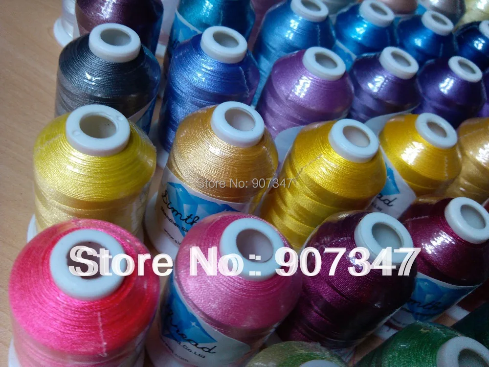 63 brother colors 120D/2 1000m/конусная Компьютерная/машинная Вышивальная нить из