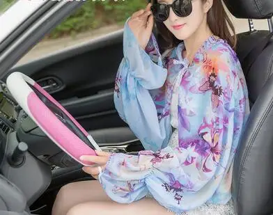 StyleJ Женские солнцезащитные длинные перчатки для женщин, летние, для вождения, для верховой езды, кружевные, защита от солнца, рукава, анти-ультрафиолетовые, дышащие, крутой Кафф H3131 - Цвет: StyleJ