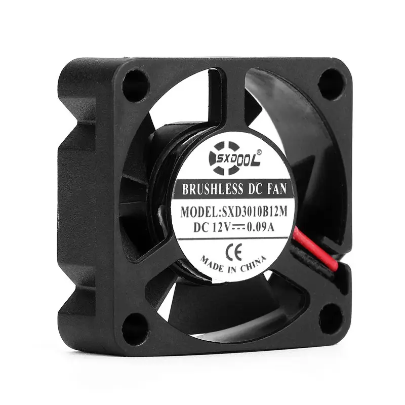 DIY SXDOOL 3010 вентилятор 30 мм 30x30x10 12В 5В 2Pin DC кулер маленький охлаждающий для 3D