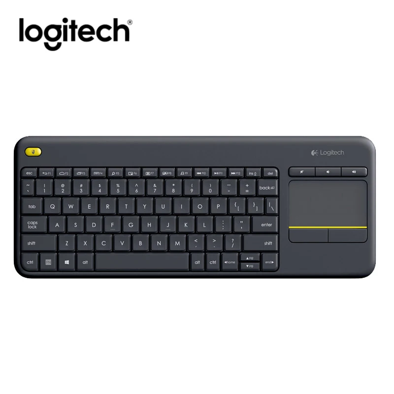 Беспроводная клавиатура Logitech K400 Plus 2 4G игровой ноутбук ПК геймер оригинальная
