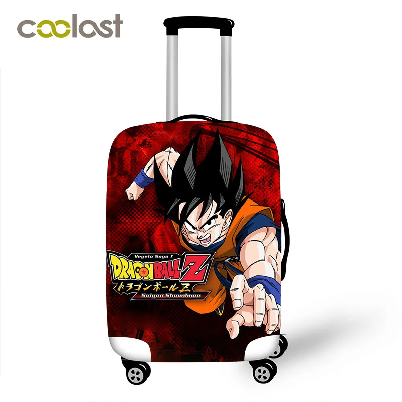 Dragon Ball чемодан защитные чехлы эластичный Saiyan Goku Vegeta багажный чехол для 18-32 дюймов Сумка для путешествий аксессуары для путешествий - Цвет: XT QLZ14