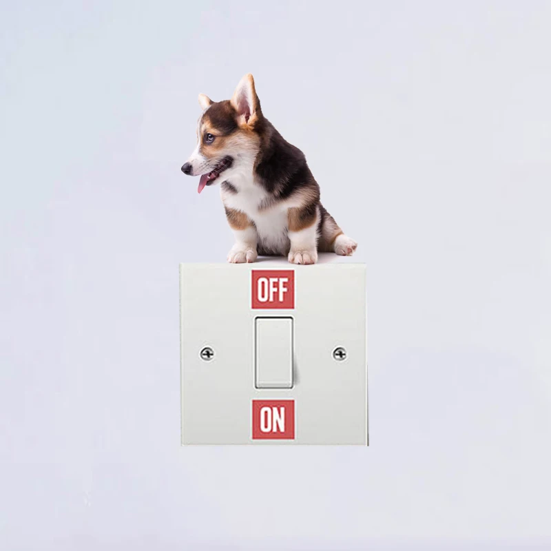Декоративная наклейка на стену с языком YOJA A Corgi 8SS0255 | Дом и сад