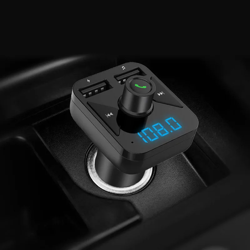 JaJaBor Handsfree Bluetooth автомобильный комплект fm передатчик FM модулятор беспроводной A2DP