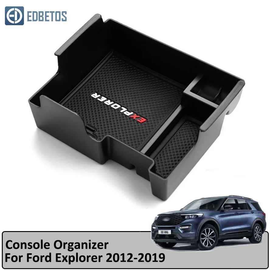 Подлокотник для хранения Коробка для Ford Explorer 2011- центральной консоли Организатор лоток для Explorer держатель Чехол