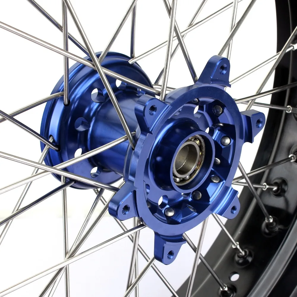 BIKINGBOY передние 17*3 5 задние 17*4 25 колесо для супермото диски ступицы YAMAHA YZ450F YZ250F 2009