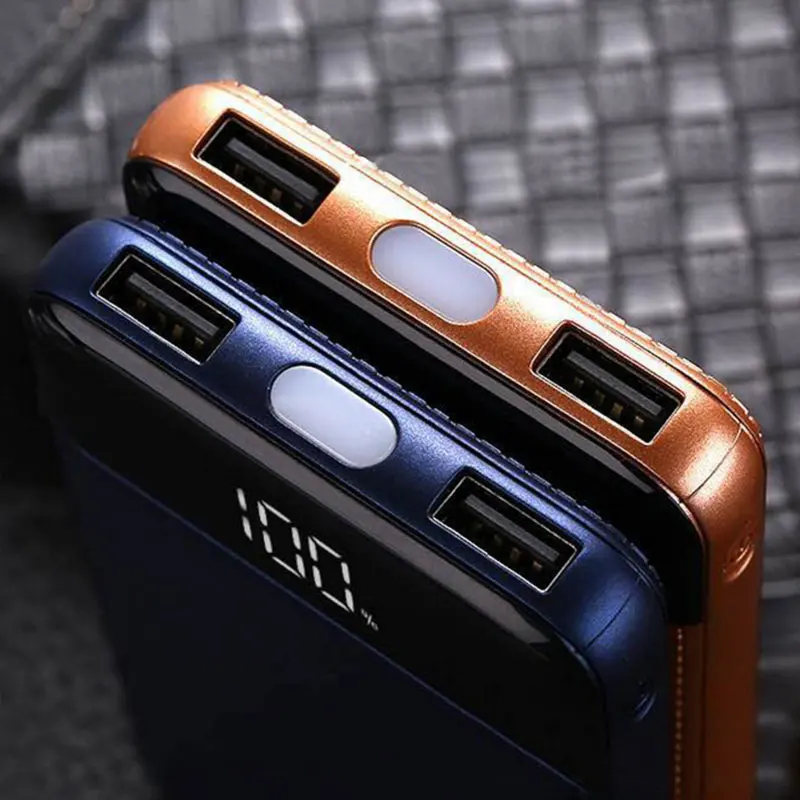 30000 mah Мощность Bank внешняя Батарея повербанк 2 USB ЖК-дисплей банк Портативный