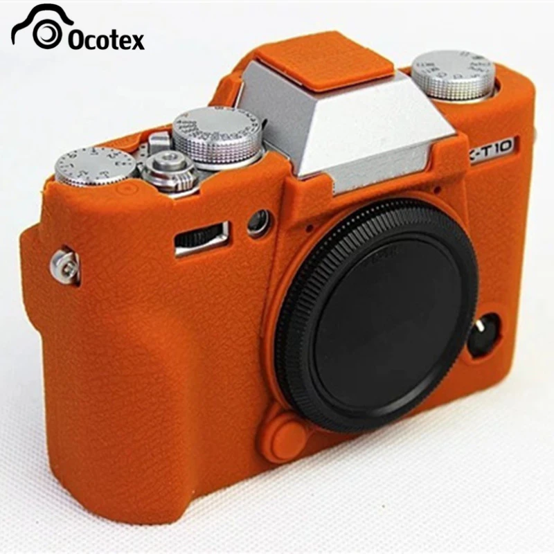 Ocotex Новый горячий силиконовый чехол для Fujifilm Fuji XT10 X T10 XT20 T20 сумка камеры