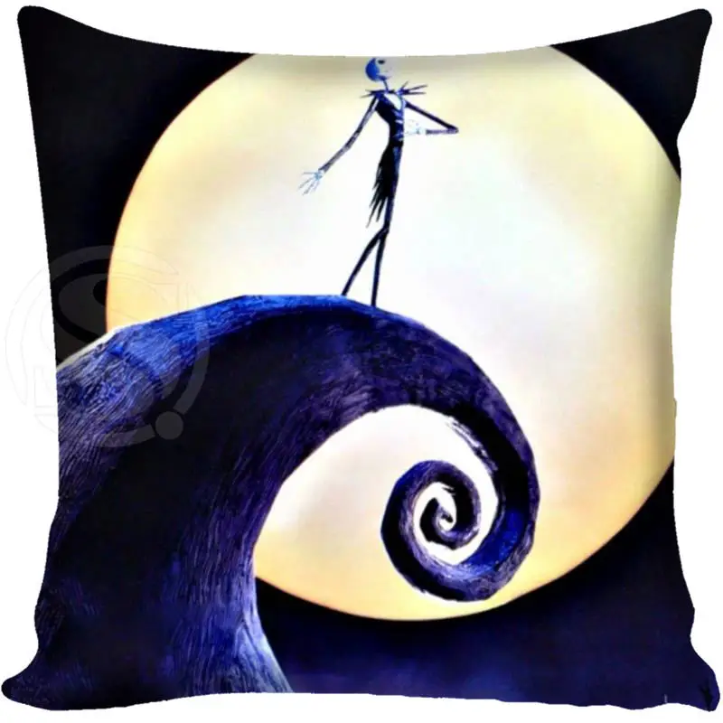 Pillowcase Пользовательские Джек Кошмар перед наволочка площади молнии домой декоративная наволочка две стороны печатных 35X 35, 40 X40 45X45 60X60 - Цвет: Pillowcase