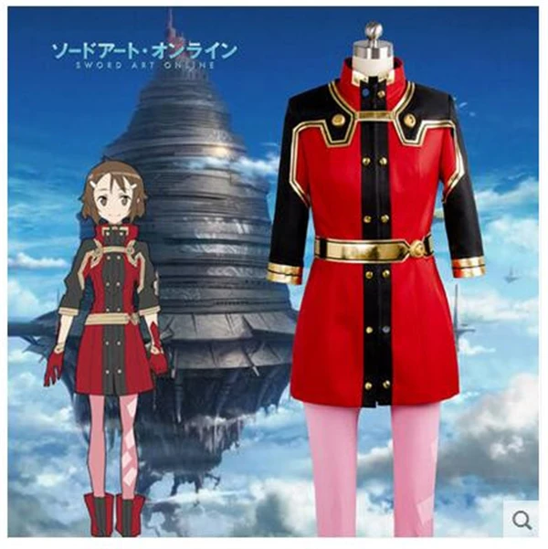 

2017 New Clothing Made Anime Sword Art Online Theatrical Edition Cos Shinozaki Rika Costume Party Cosplay Costumes Free Shippi C