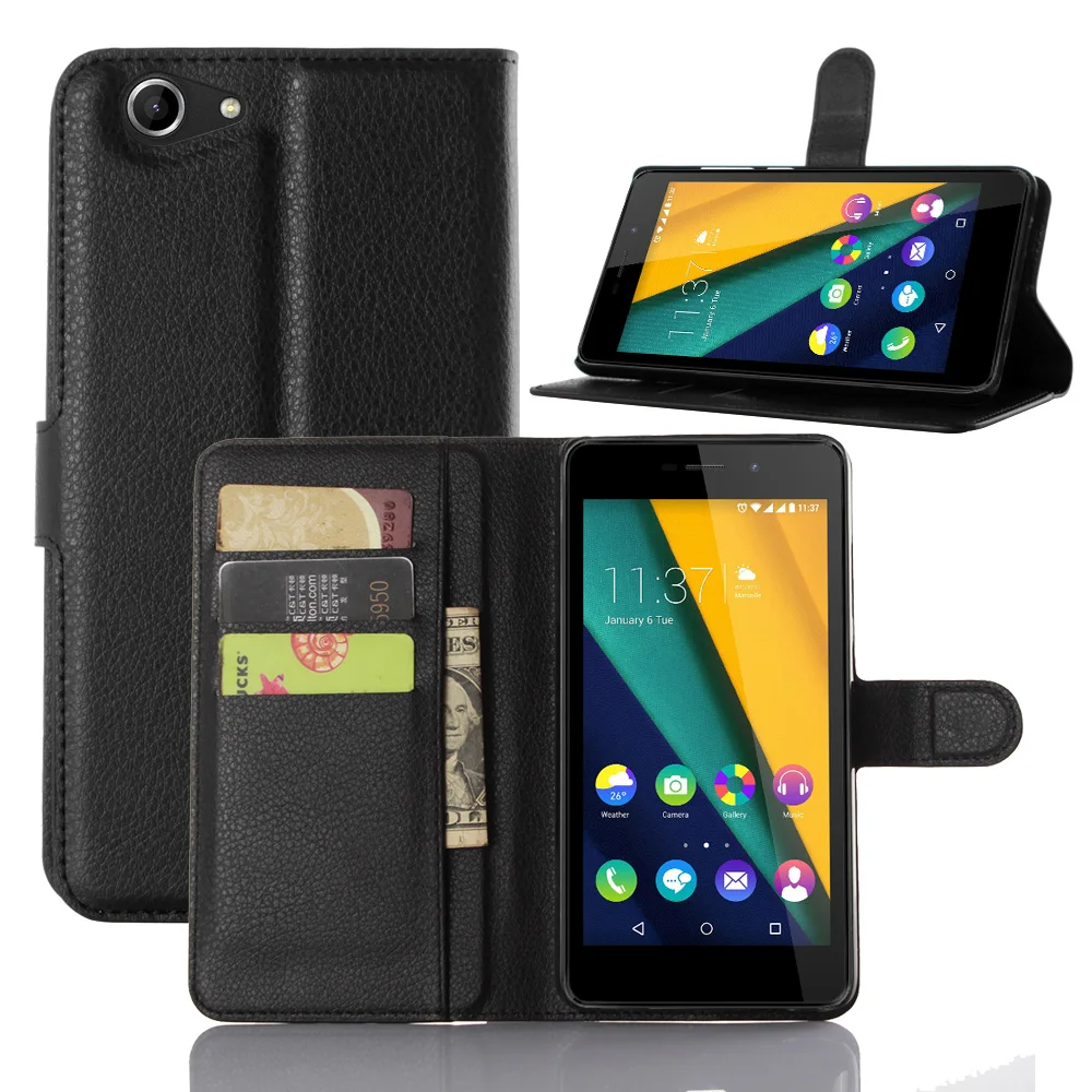 Ретро кошелек кожаный чехол для Wiko мякотью FAB 4 г книга Стиль с держателей карт