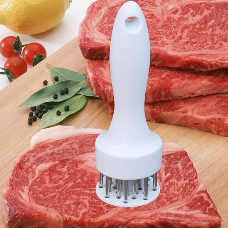 

Новые кухонные инструменты, профессиональный тендерайзер для мяса, игла из нержавеющей стали, кухонные инструменты, игла для мяса, стейка, к...