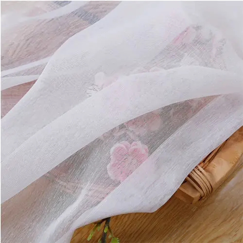 White tulle {Byetee} белый экранирующий Тюль органза занавески s двери для спальни современный отвесный гостиная вуаль Марля Тюль занавеска окно - Цвет: White tulle