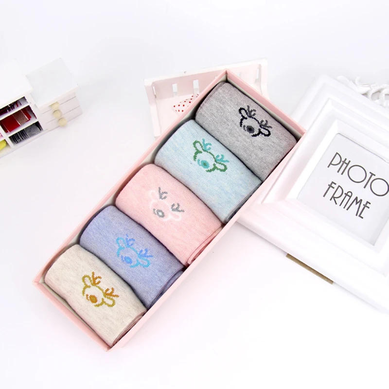 

5pair/lot New Arrival Autumn Winter Women Casual Cotton Long Socks Ladies Female Girls Colorful Warm Comfort Socks