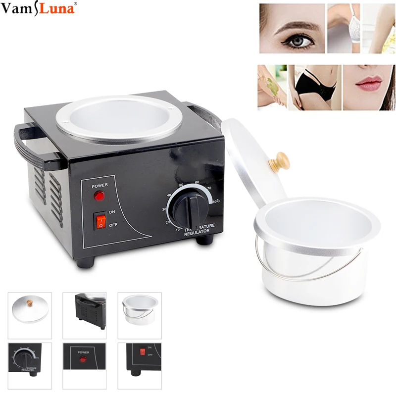 Портативный салон Электрический нагреватель горячего воска глубокое очищение