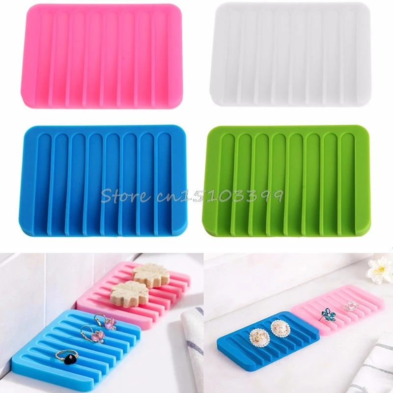 Новинка силиконовая кухонная ванная комната гибкий держатель для мыльной