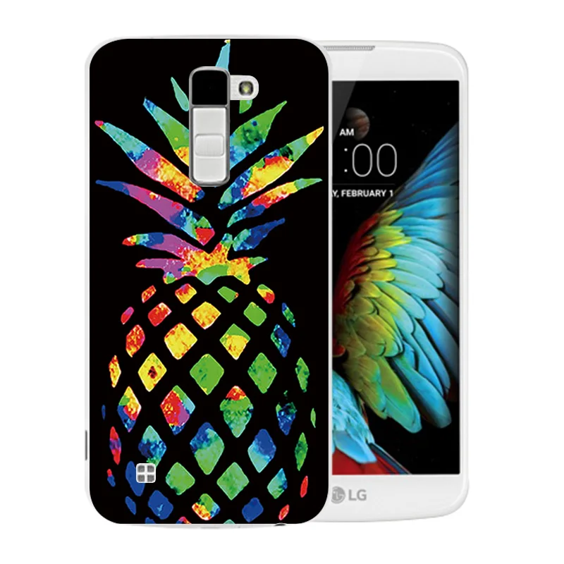 Для LG K10 LTE K420N K430 K430ds F670 Мягкий ТПУ чехол для задней панели с узором Marb чехлы