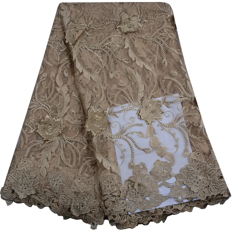 Фиолетовая нигерийская расцветка французское кружево ткань 2017 африканский тюль