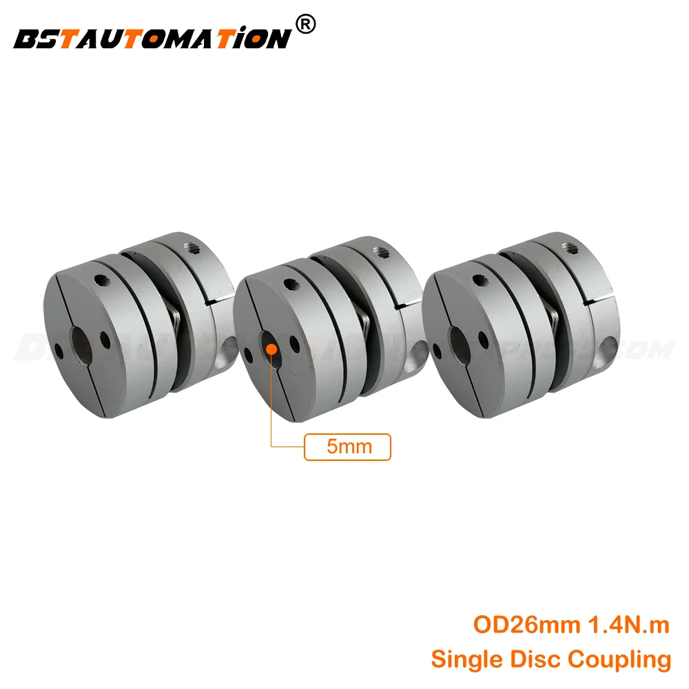 CNC однодисковая муфта дисковый Соединитель 3 шт./лот 26 мм 1.4N.m 5 6 35 7 8 9 10 для вала